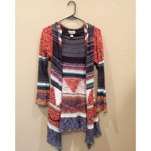 MUDD multi color cardigan